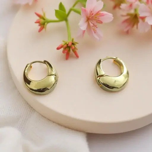 Ragi Golden Glow Hoops